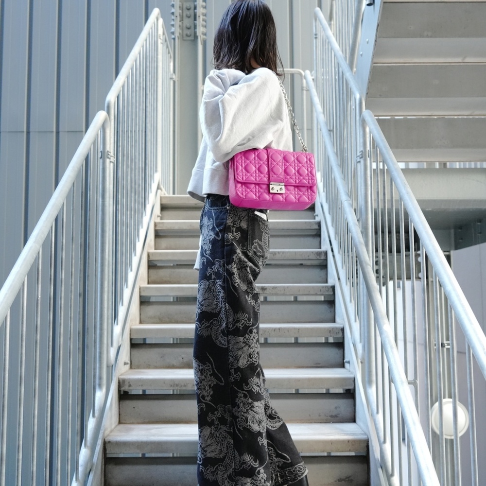 CHRISTIAN DIOR Pink Shoulder Bag - Picture 15 of 15